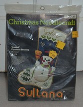 Sultana Christmas NeedleCraft Stocking Kit 32061 Christmas Needlecraft 18&quot; - £22.06 GBP