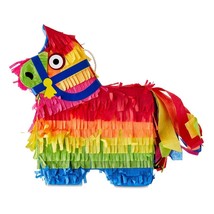 Mini Multi-Color Donkey Pinata, 7.25&quot;,  - $335.11 MXN