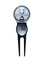NOVELTY DESIGN DIVOT TOOL AND GOLF BALL MARKER. HOLE IN 1, NEAREST THE P... - £5.99 GBP