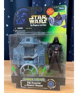 1998 Kenner STAR WARS POTF Tie Fighter &amp; Darth Vader Gunner Station Mint... - $14.90