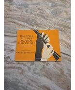 Das Spiel Auf Der Sopran Blockflote Soprano recorder German sheet music - $182.14 MXN