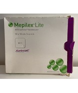 Mepilex Lite With Safetac Technology 10x10cm / 4x4&quot; 5 count box lot Bandage - $12.86