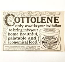 1897 Cottolene Shortening Advertisement Victorian Baking Goods Fairbank ... - $19.99