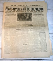 Wabash, IN Daily Times-Star, Oct. 7, 1918 - Peace Appeals Before Pres. W... - £15.51 GBP