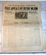 Wabash, IN Daily Times-Star, Oct. 7, 1918 - Peace Appeals Before Pres. W... - £15.53 GBP