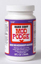 Mod Podge 8oz Hard Coat Glue - Clear - £10.35 GBP