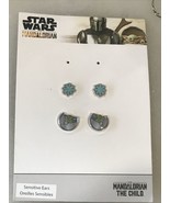 Star Wars The Mandalorian Stud Baby today Earring Set - £19.65 GBP