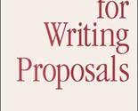 Handbook For Writing Proposals Hamper, Robert J. and Baugh, L. Sue - $2.93