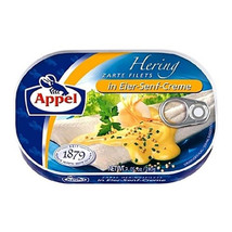 Appel - Herring Filets In Eier Senf Creme 200g (7.05 oz) - £4.25 GBP