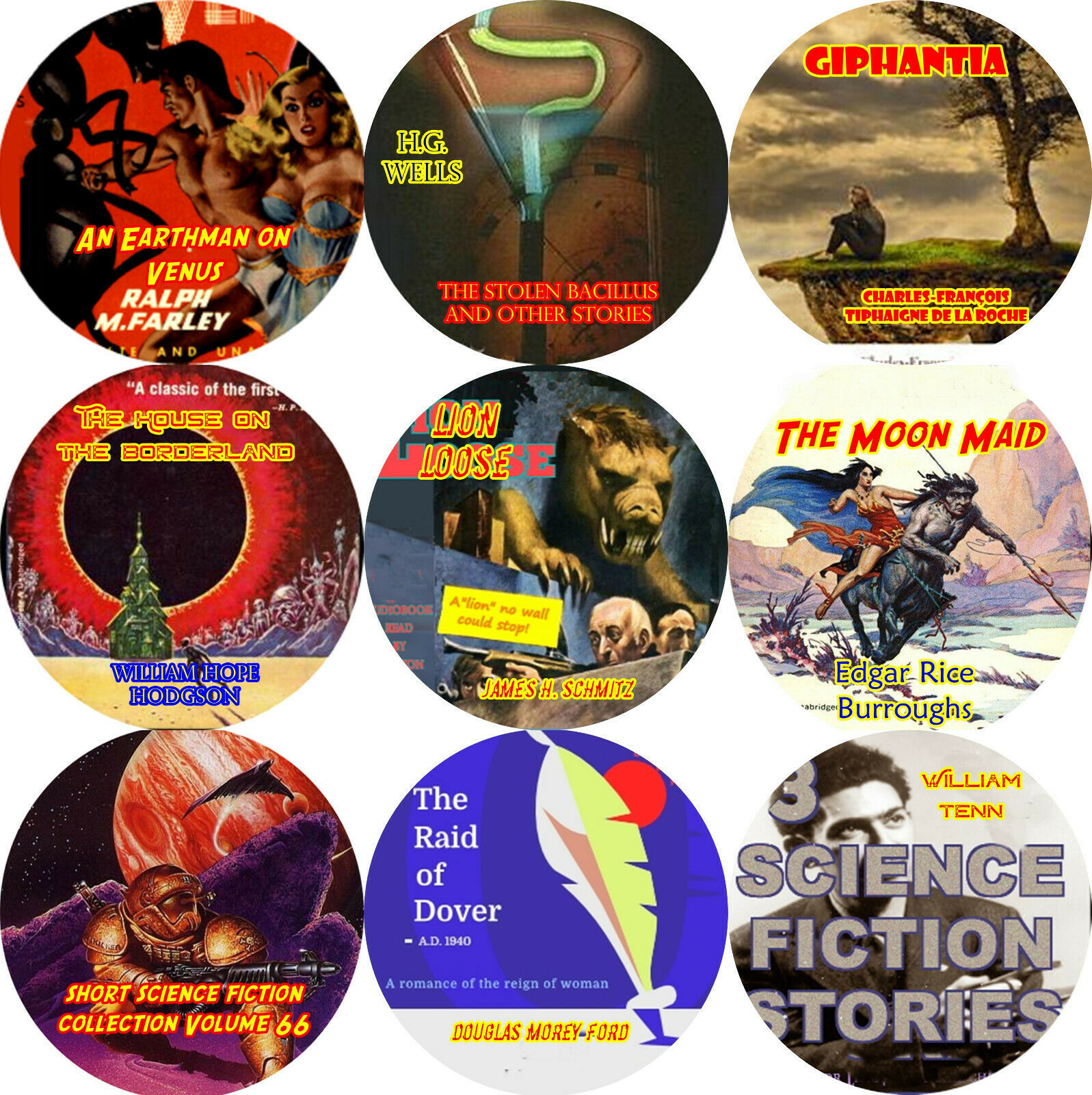 Primary image for Science Fiction CLASSICS VOL 2 / LOT OF 9 MP3 (READ) CD Audiobooks