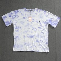 Missguided Playboy Bunny T-shirt Womens Size Medium Oversized Purple Tie Dye - £11.90 GBP