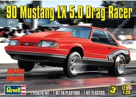 Revell &#39;90 Mustang LX 5.0 Drag Racer 1:25 Scale Plastic Model Kit 85-419... - £27.11 GBP