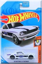Hot Wheels - &#39;65 Mustang 2+2 Fastback: Muscle Mania #8/10 - #72/250 *White* - $2.50