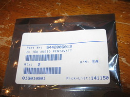 NEW OEM LOT of 2  Motorola Vertex Radio IC 10W Audio Pentawatt AMP  # 5442006013 - $18.99