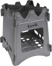 Ultralight And Compact Kuvik Titanium Wood Stove For Backpacking,, And S... - £40.66 GBP