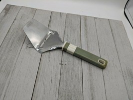 Cheese Slicer Planer Server Plane Stainless Steel Green Handle 8 3/4&quot; - £7.72 GBP