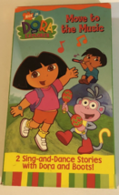 Dora The Explorer VHS Tape Move To The Music - £3.90 GBP