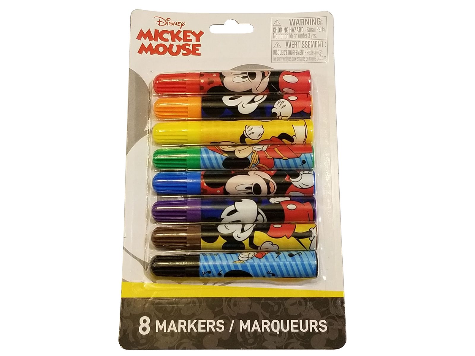 Mickey mouse markers 8pack