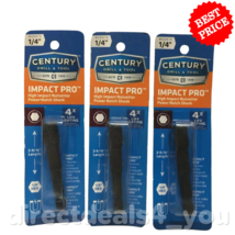 CENTURY DRILL &amp; TOOL 68874 1/4&quot; x 2-9/16&quot;  Impact Pro Nutsetter Pack of 3 - £15.56 GBP