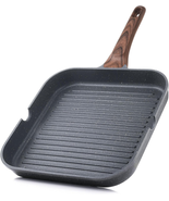 Nonstick Grill Pan for Stove Tops, Versatile Griddle with Pour Spouts, S... - $732.43 MXN
