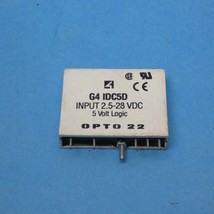 Opto22 G4IDC5 Input Module 2.5-28 VDC 5 VDC Logic Used Working - £2.20 GBP