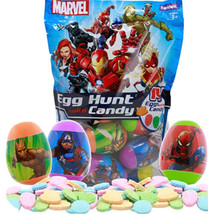 Marvell (Spider-Man, Black Panther, Iron Man)14 Candy Filled Easter Eggs,2.47 Oz - £15.72 GBP