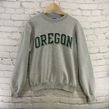 Champion Eco Mens Fleece Pullover Sweater Sz S Gray Oregon  - £19.32 GBP