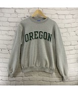 Champion Eco Mens Fleece Pullover Sweater Sz S Gray Oregon  - £19.32 GBP