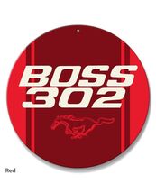 Ford Mustang Boss 302 Car Vehicle Logo Poster Metal Round Sign 8x8in Vin... - €21,47 EUR