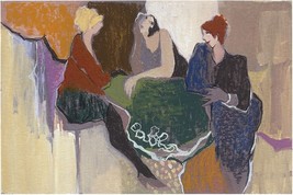 Itzchak Tarkay&quot;The Chic&quot; Ladies Chat From the Memories Suite H S/# Serigraph - £146.85 GBP