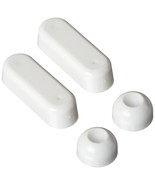 Plumb Pak PP836-41 Snap-In Universal Fit Toilet Seat Bumper Set, Plastic... - $14.99