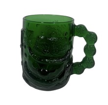 Vintage Arcoroc Emerald Green Glass Snowman Christmas Mug Coffee Tea Cup... - $314.89 MXN