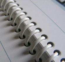 White Plastic Coil Binding Supplies, 10mm, 12&quot;, 100 per box by TruBind - $21.32