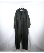 Vintage 70s Streetwear Mens 54 Thrashed Wide Leg Mechanic Coveralls Gree... - $94.71 CAD