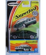 Matchbox SUPERFAST Dark Green 1968 Ford Mustang 428 #52 Limited Edition ... - $19.59