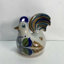 Vintage Tonala Bird Rooster Chicken Mexican Mexico Pottery Signed ERANDI - £39.46 GBP