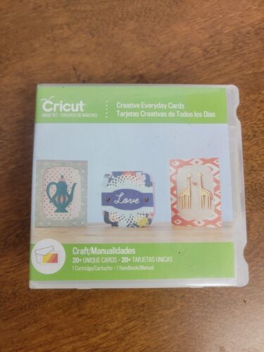 Cricut Cartridge Creative Everyday Cards 2002353 20+ Images Link Status ... - $15.99