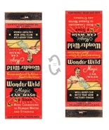 Vintage Matchbook Cover Wonder Weld Magic Car Wash product 1930s man was... - $24.74