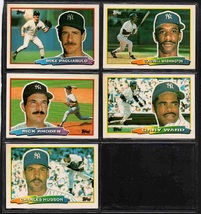 5 diff New York Yankees 1988 Topps Big Baseball Mike Pagliarulo Rick Rhoden ! - £1.99 GBP