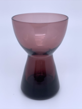 1 MCM Morgantown Glass Amethyst Purple Candlestick Holder Barton Pattern 1960s - £22.67 GBP