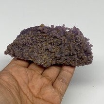 0.27 lbs, 4.1&quot;x1.8&quot;x1&quot;, Rough Grape Agate Crystal Mineral Specimens,B32619 - £42.56 GBP