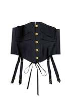 Jet Luxe Ribbon Corset - £98.56 GBP