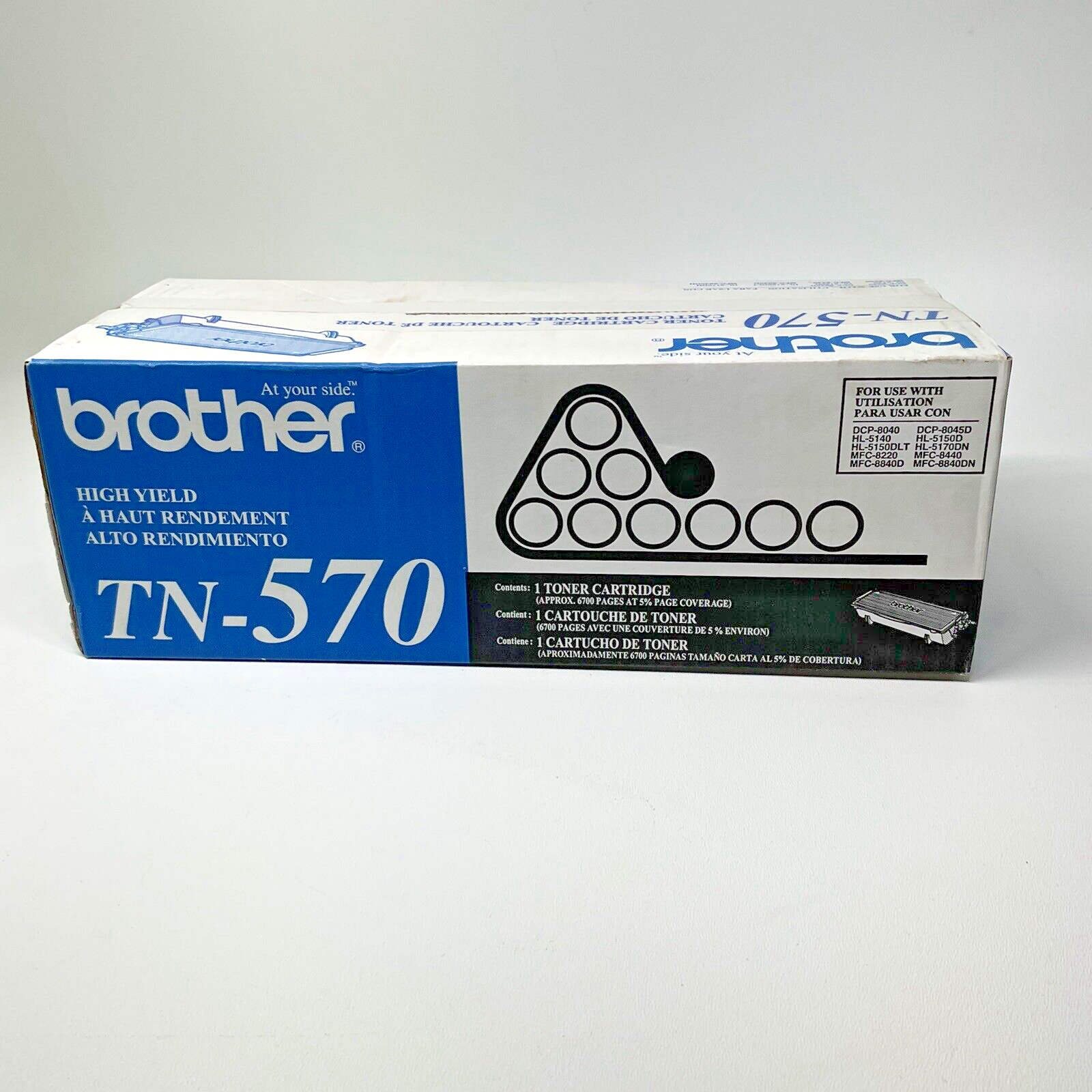 Genuine Brother TN-570 Black, High Yield Toner Cartridge Refill - £23.12 GBP