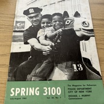 SPRING 3100 NYPD MAGAZINE JULY - AUGUST 1963 - $134.09 MXN