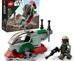 LEGO Star Wars Boba Fett&#39;s Starship Microfighter 75344, Building Toy Veh... - $14.51