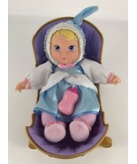 Disney Store Princess Cinderella Baby 12” Plush Doll w/ Cradle Vintage - $58.36