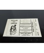 Unused Roller Brothers Circus adult ticket - £5.97 GBP
