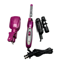 Conair Curling Iron Straightener Purple CB600 5 in 1 Hair Styling Kit At... - £18.26 GBP
