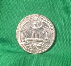 1962 P Washington Quarter 90% Silver Au Us Coin - £9.02 GBP