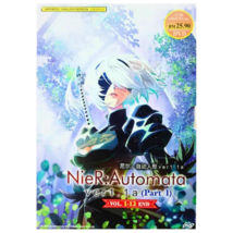 Dvd Nier Automata VER1.1A Part 1 ( Vol. 1 - 12 End ) Complete Series English Dub - $17.58